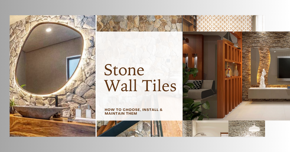 Stone wall tile designs for modern home interiors, showcasing natural stone textures in bathrooms and living rooms, highlighting how to choose, install, and maintain stone wall tiles.