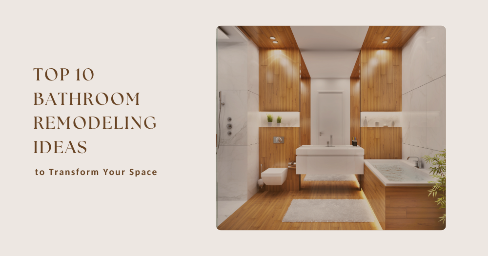 Top 10 Bathroom Remodeling Ideas to Transform Your Space - Pebble Tile Shop