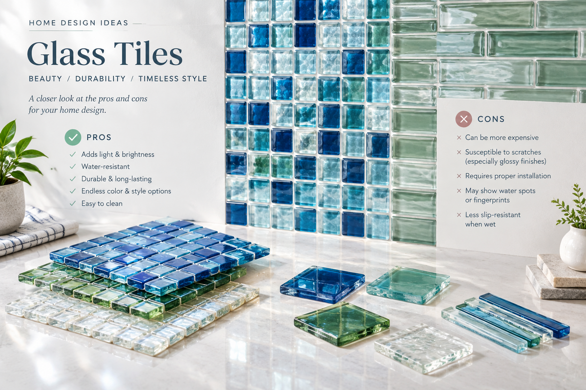 Glass Tile Pros and Cons: What to Know Before You Buy