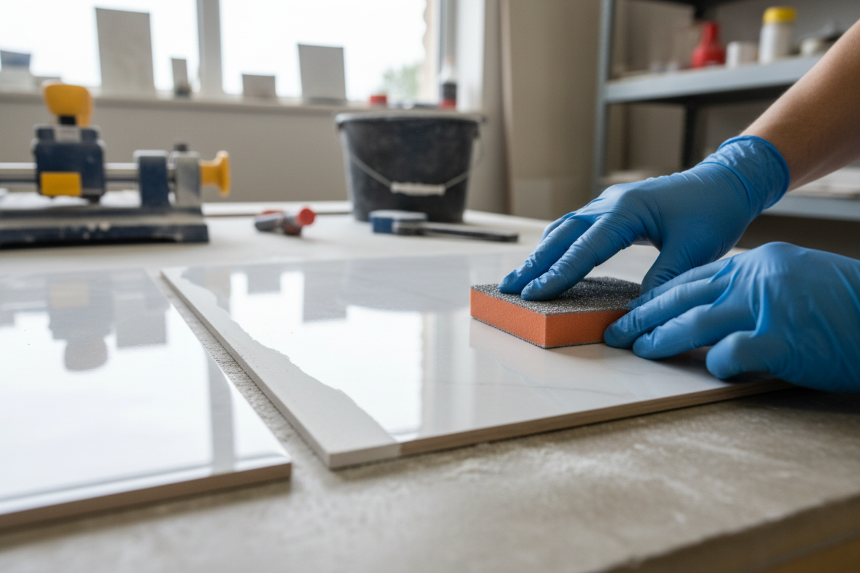 How to Polish a Porcelain Tile Cut Edge: The Complete Guide to a Smooth, Professional Finish