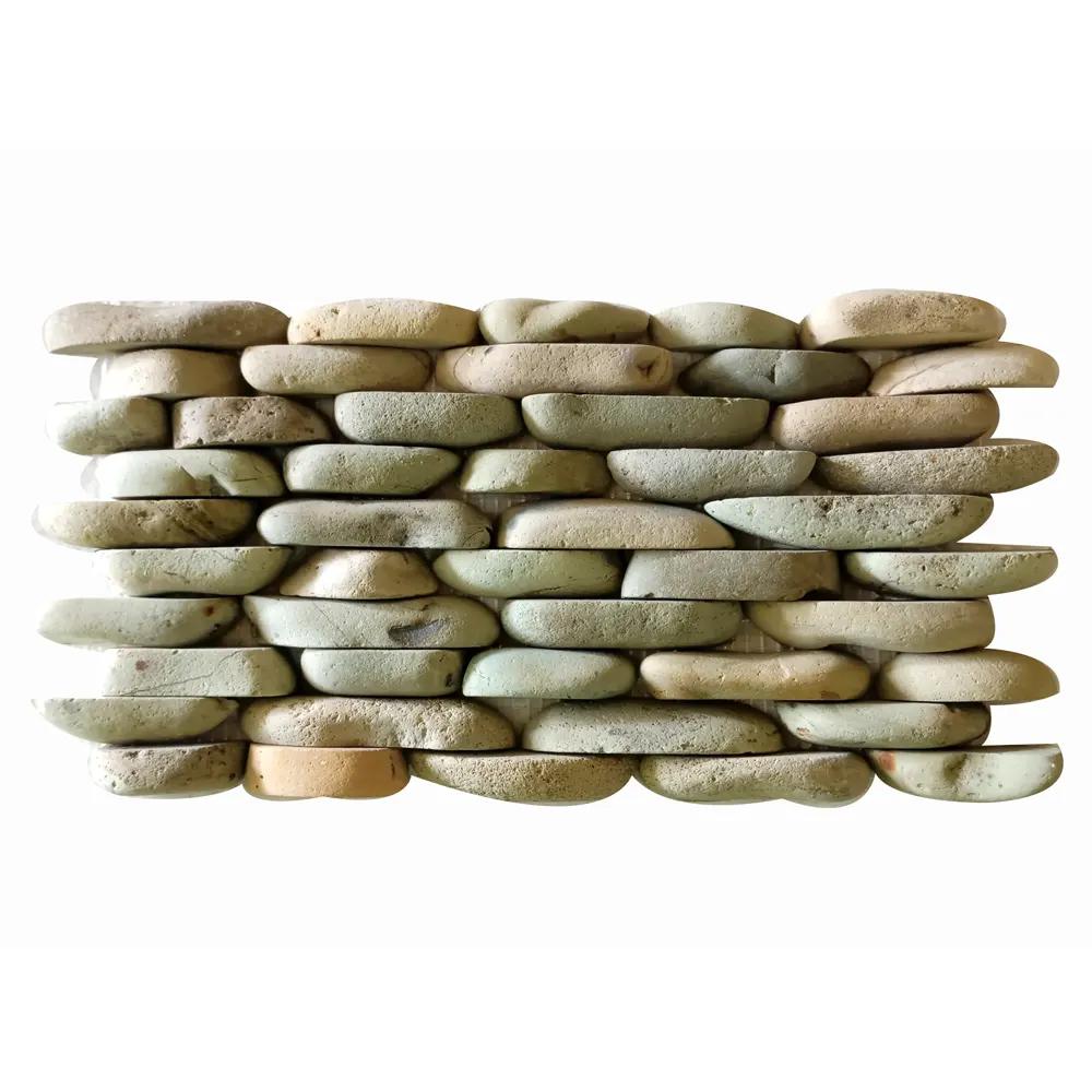 Standing Pebble Tiles: Trend, Texture & How to Use Them - Pebble Tile Shop