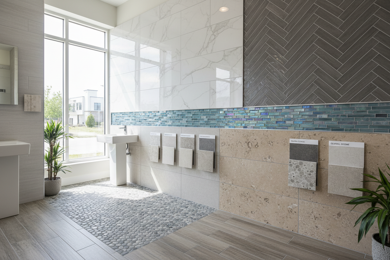 Types of Bathroom Tile: A Homeowner’s Guide to Picking the Best Material & Finish