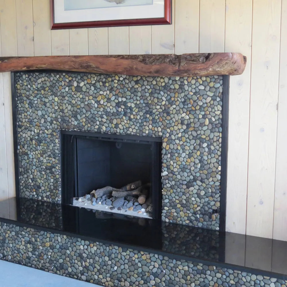 Glazed Bali Ocean Pebble Tile - Pebble Tile Shop