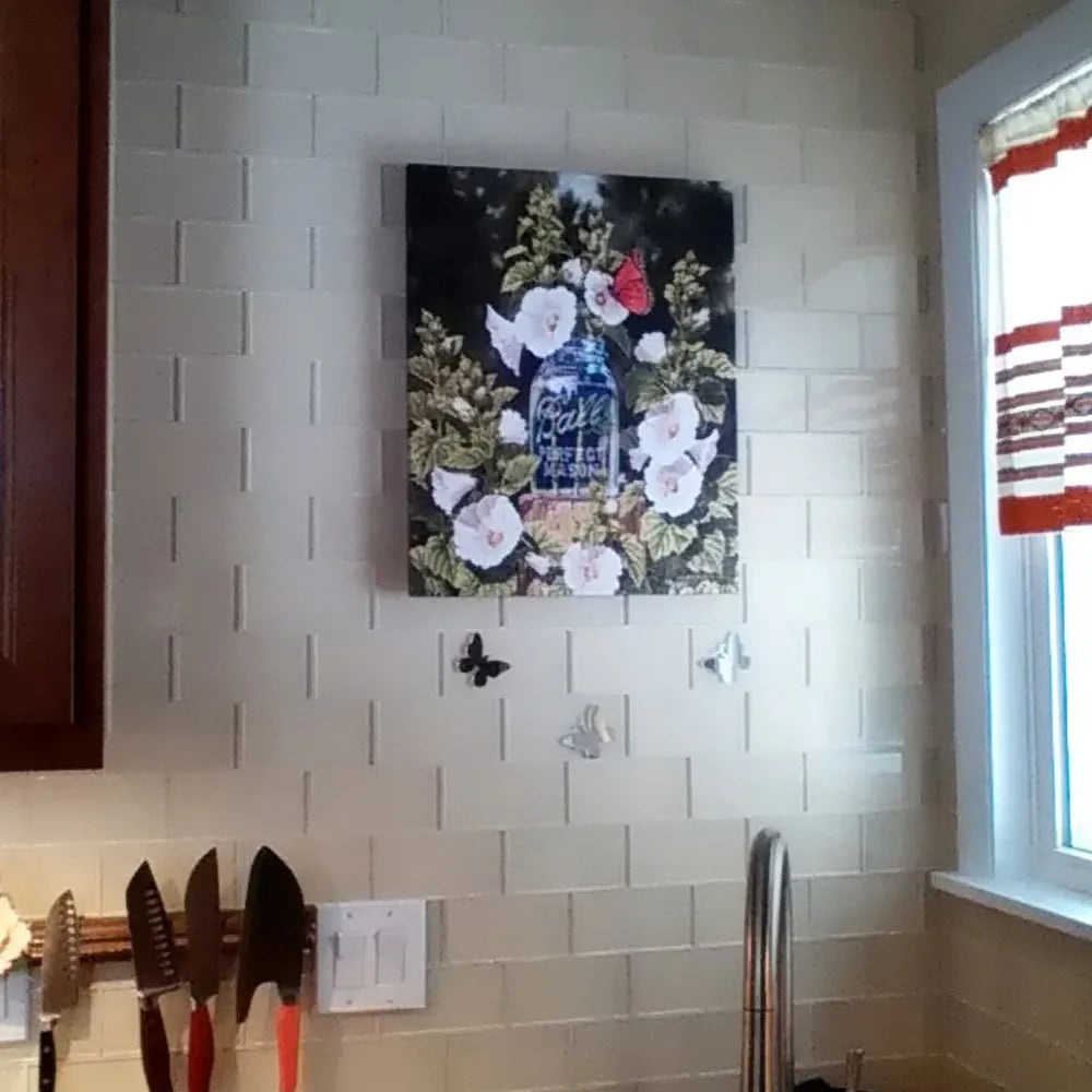 Cream Glass Subway Tile - Pebble Tile Shop