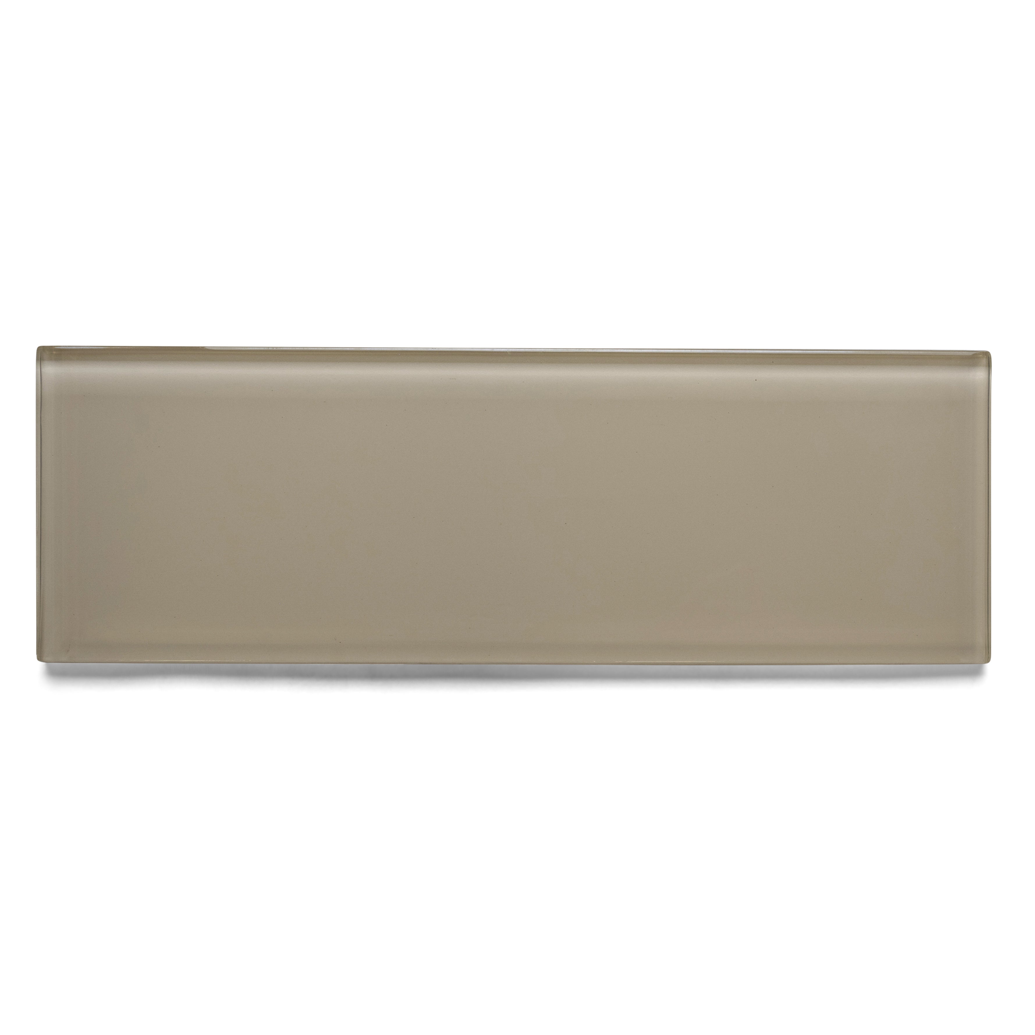 Cream Glass 4x16 Subway Tile - Pebble Tile Shop