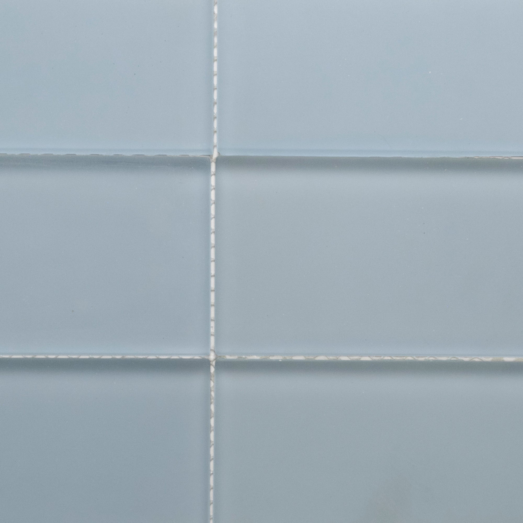 Frosted Sky Blue Glass Subway Tile 3" x 6" Stain-Resistant 8mm Thick Durable Glass for Kitchen Backsplash, Bathroom Walls, Home Decor & More - Pebble Tile Shop