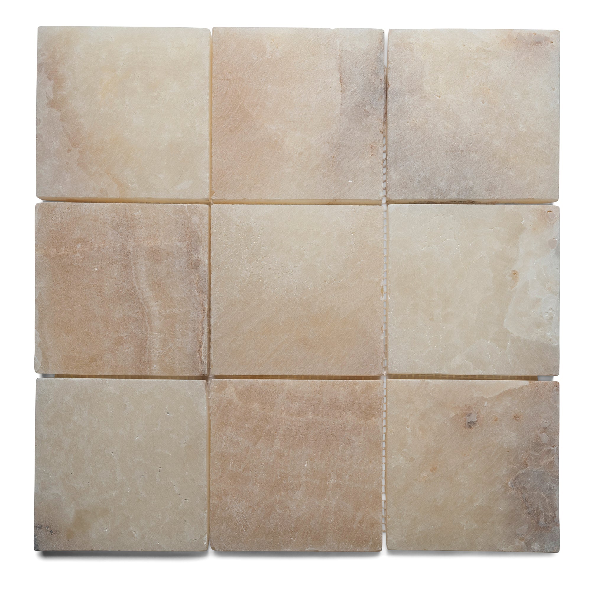 Mixed Quartz 4x4 Stone Mosaic Tile - Pebble Tile Shop