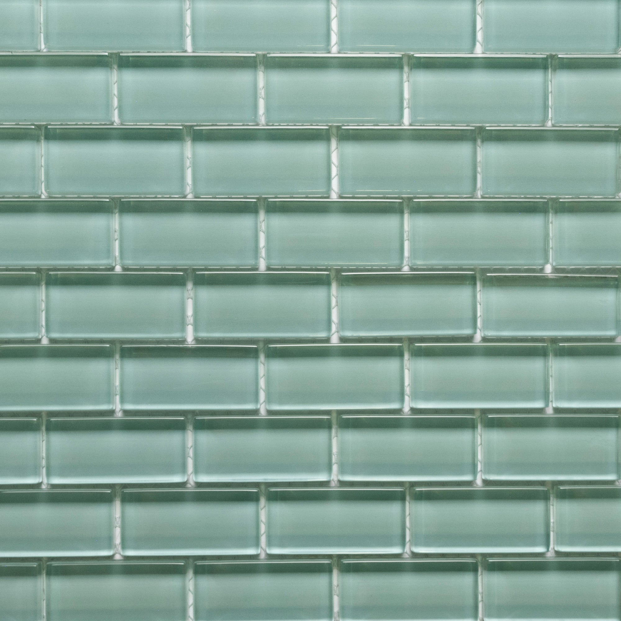 Sage Green 1x2 Mini Glass Subway Tile - Pebble Tile Shop