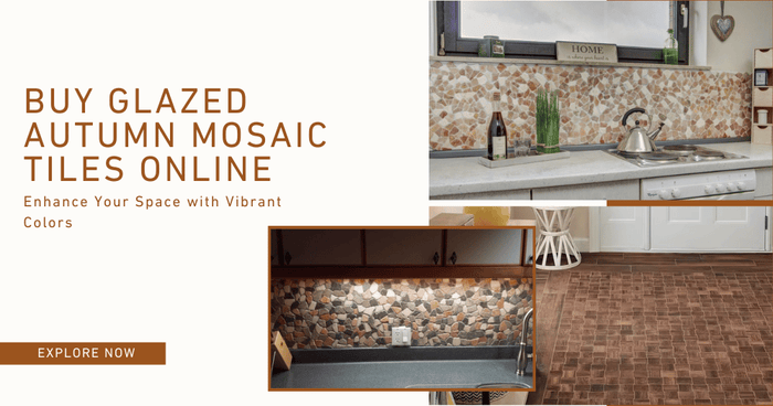Buy Glazed Autumn Mosaic Tiles Online 2025 | Pebble Tile Shop