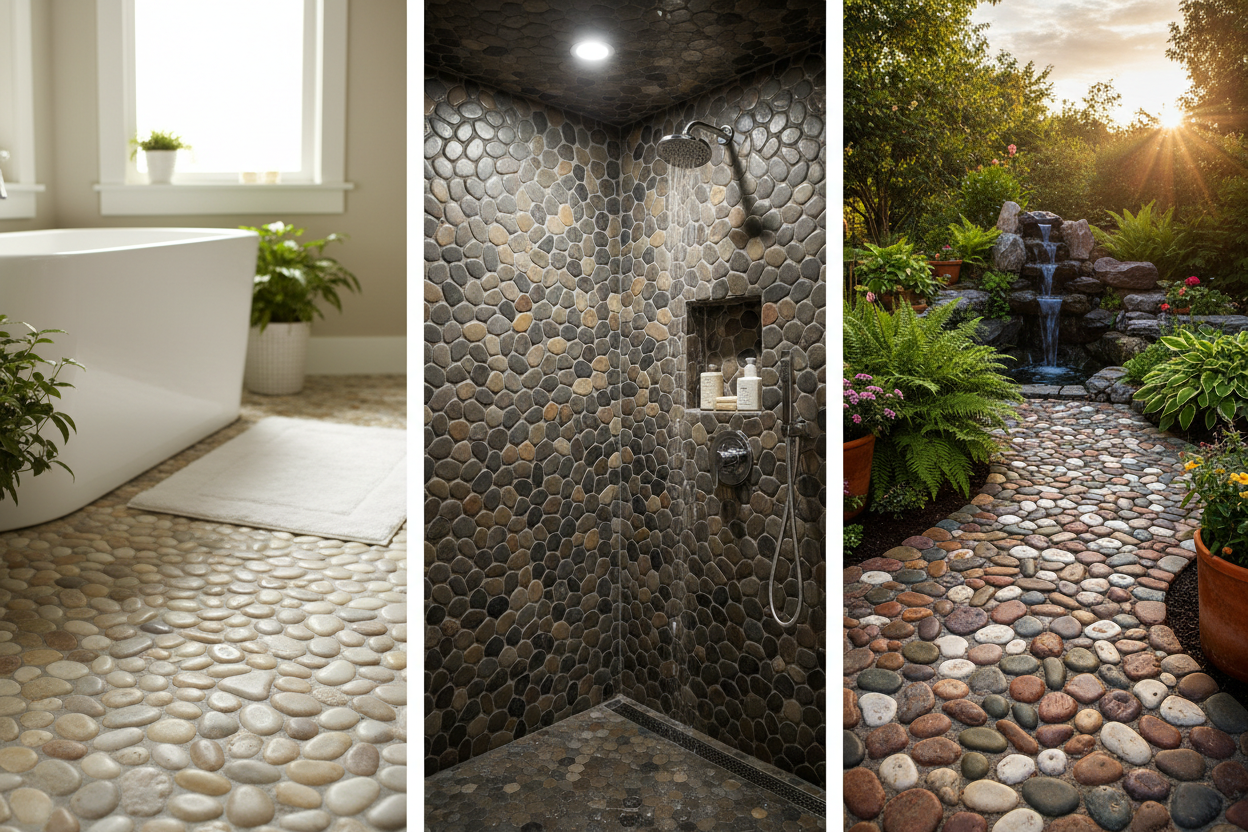Best Pebble Tiles for Bathrooms, Showers & Outdoor Spaces: 2026 Buyer’s Guide
