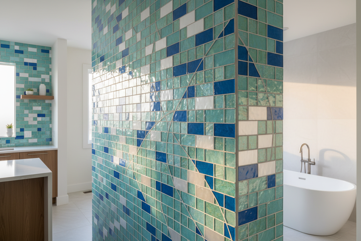 Glass Mosaic Tile Guide for Kitchens and Bathrooms