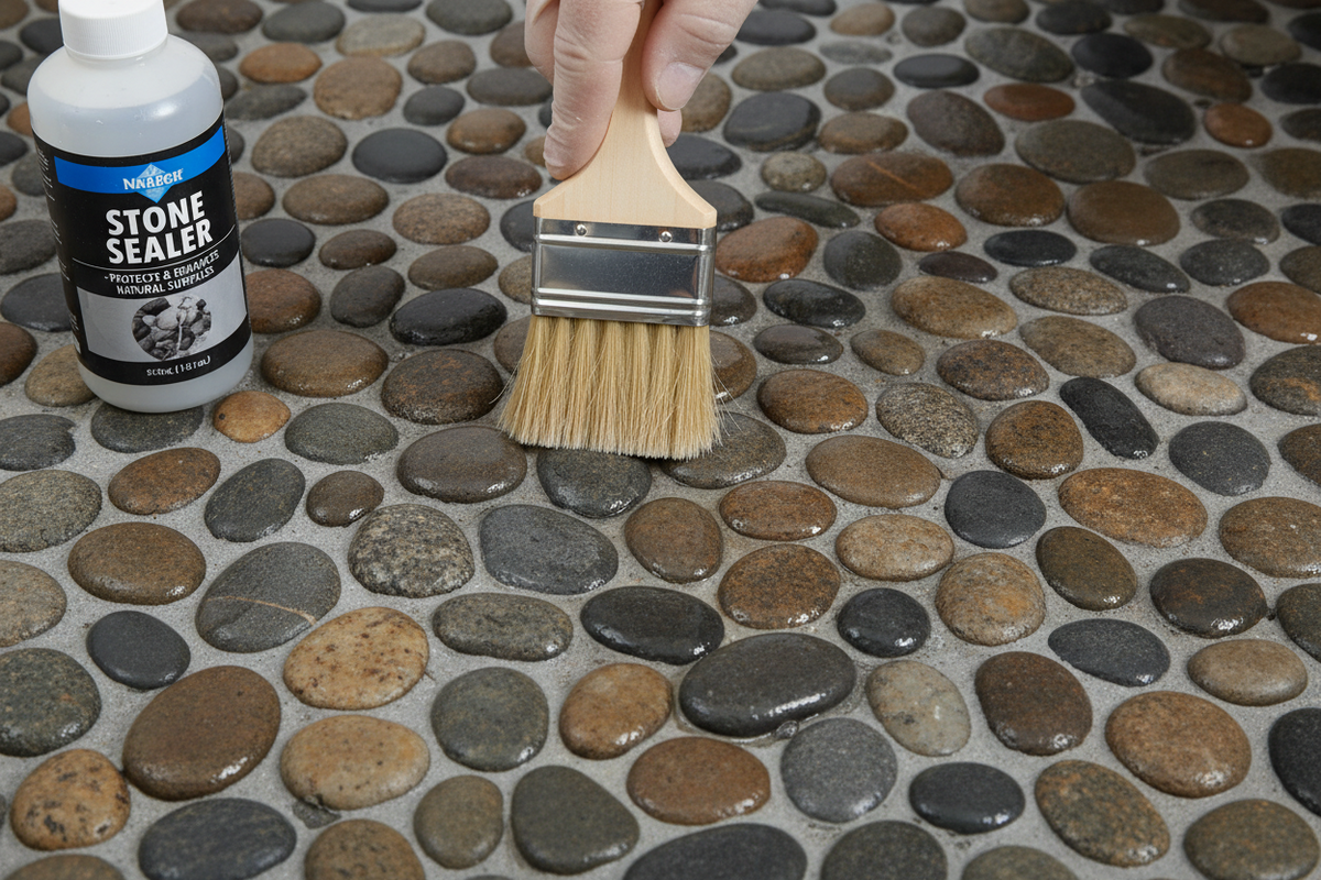 How to Seal a Pebble Shower Floor: The Complete Guide - Pebble Tile Shop