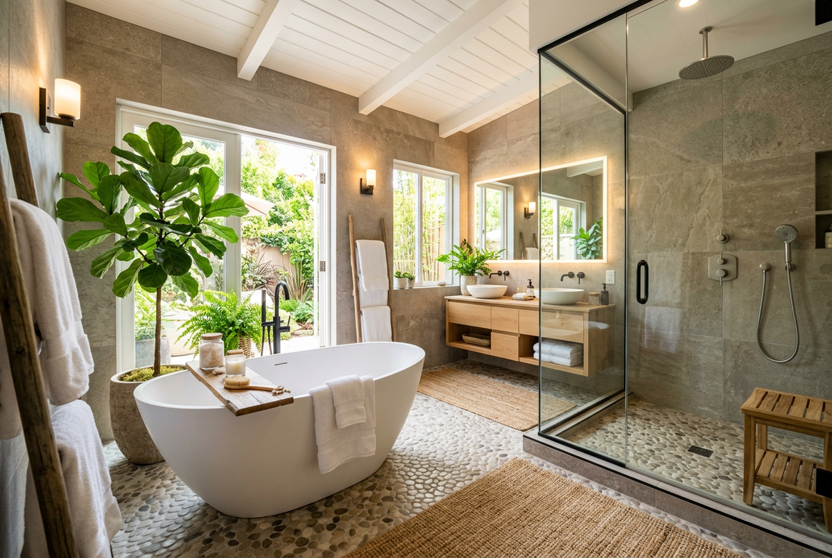Master Bathroom Ideas: 25 Designs That Use Tile to Create a Real Spa at Home