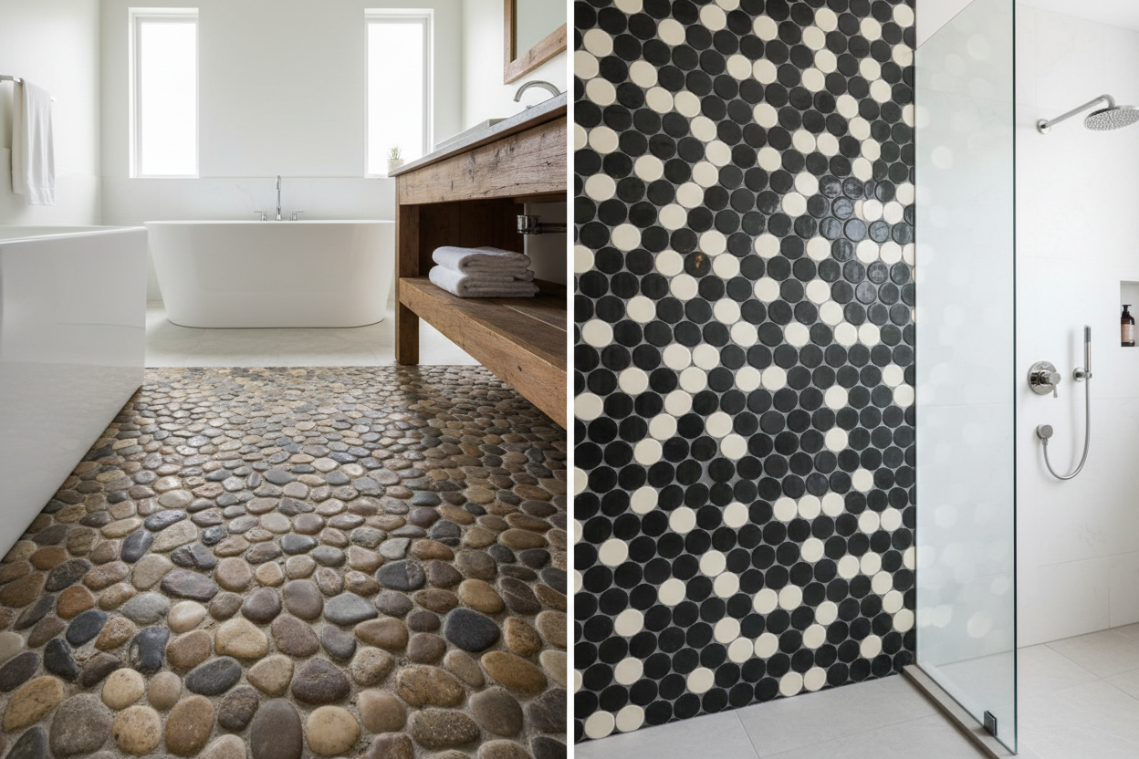 Natural vs Polished Pebble Tiles: Which Is Right for Your Home?