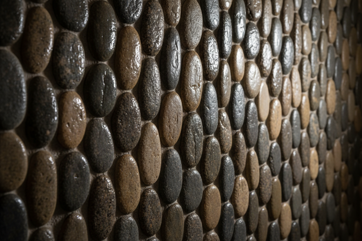 Standing Pebble Tile