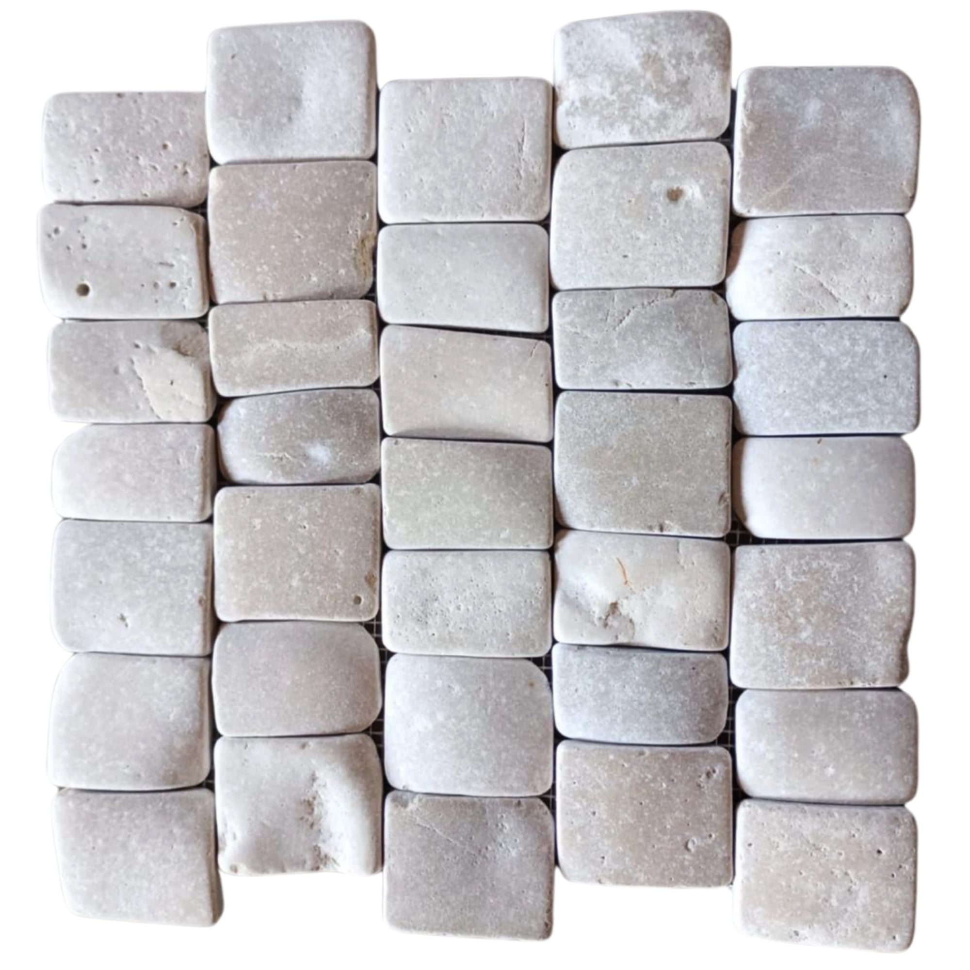 Java Tan Pebble Wall Strip - Pebble Tile Shop