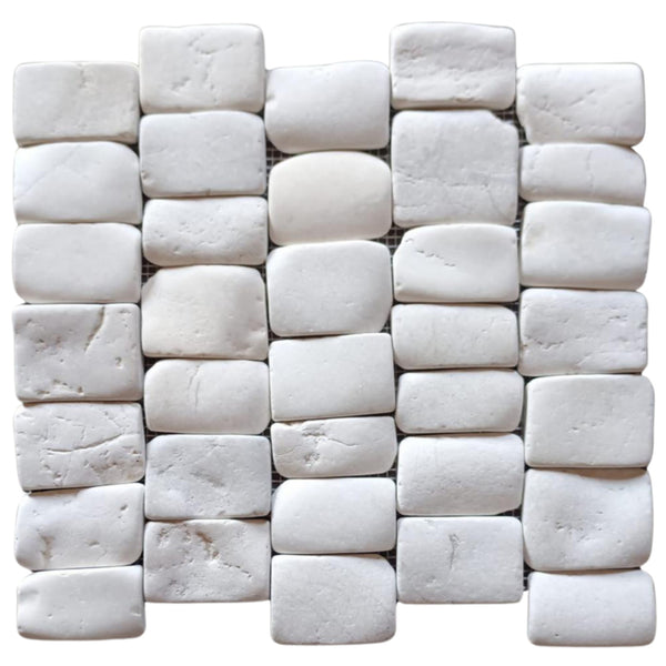 White Pebble Wall Strip
