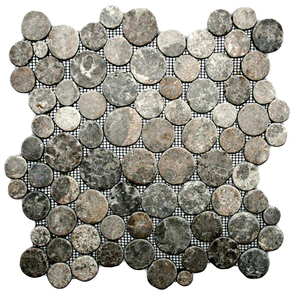 Light Grey Moon Mosaic Tile
