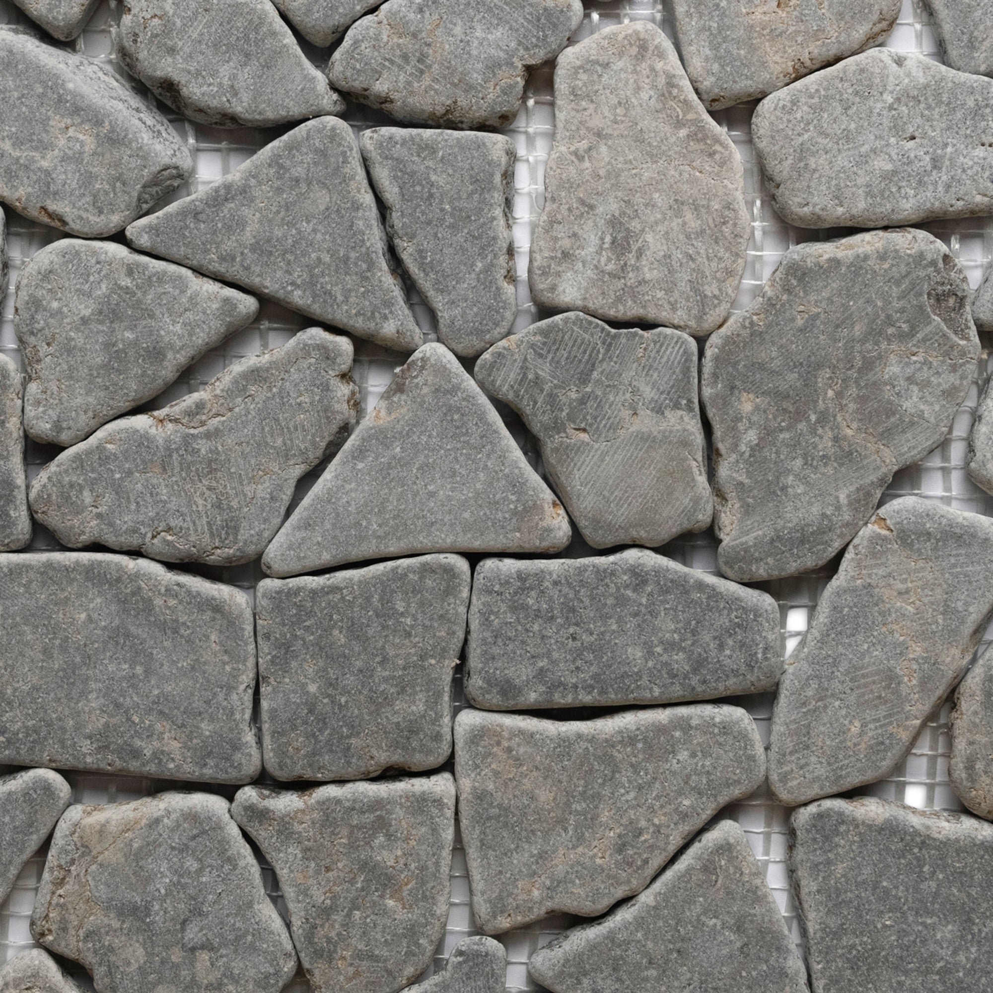 Stone Grey Mosaic Tile | Stone Mosaic Tiles | Pebble Tile Shop