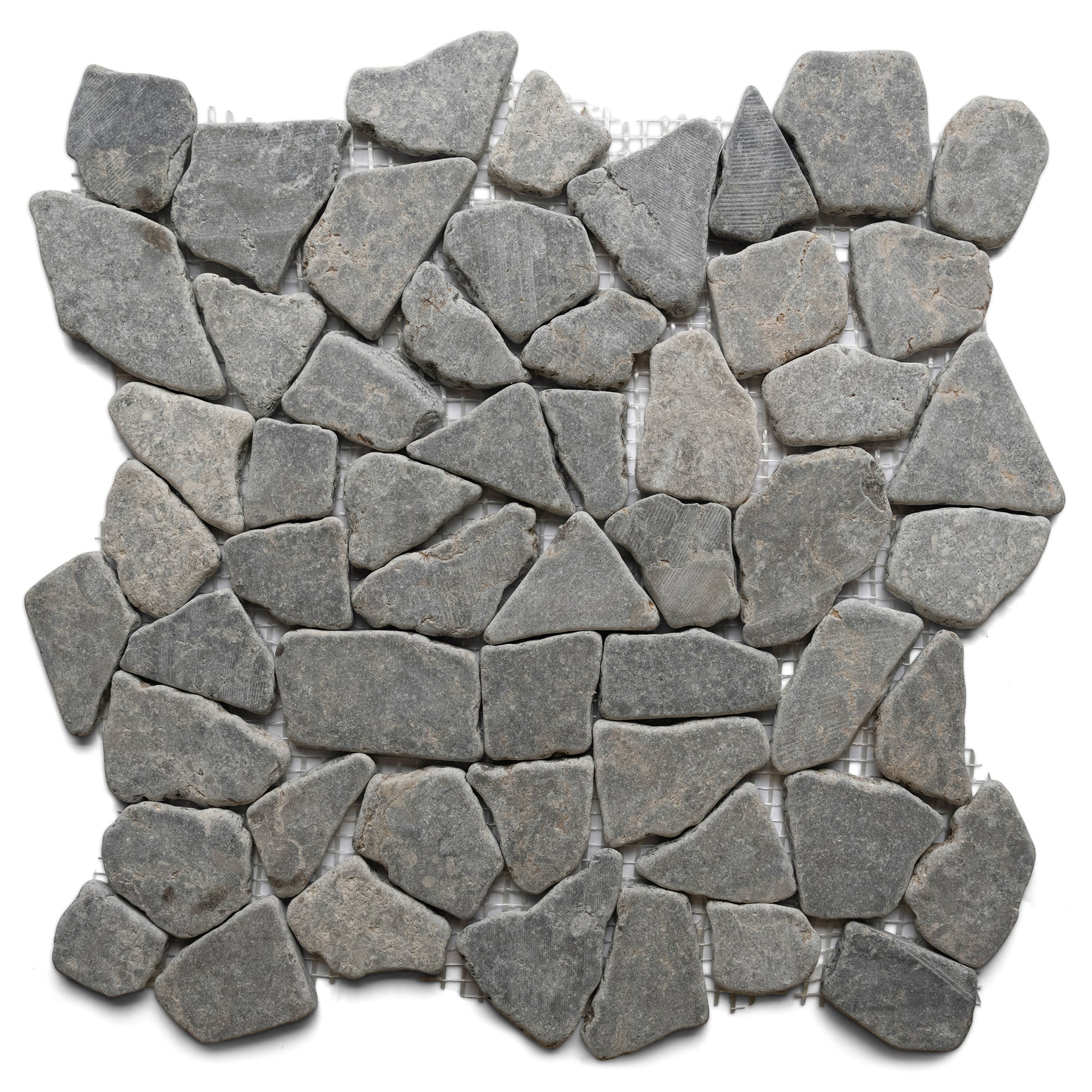 Stone Grey Mosaic Tile | Stone Mosaic Tiles | Pebble Tile Shop