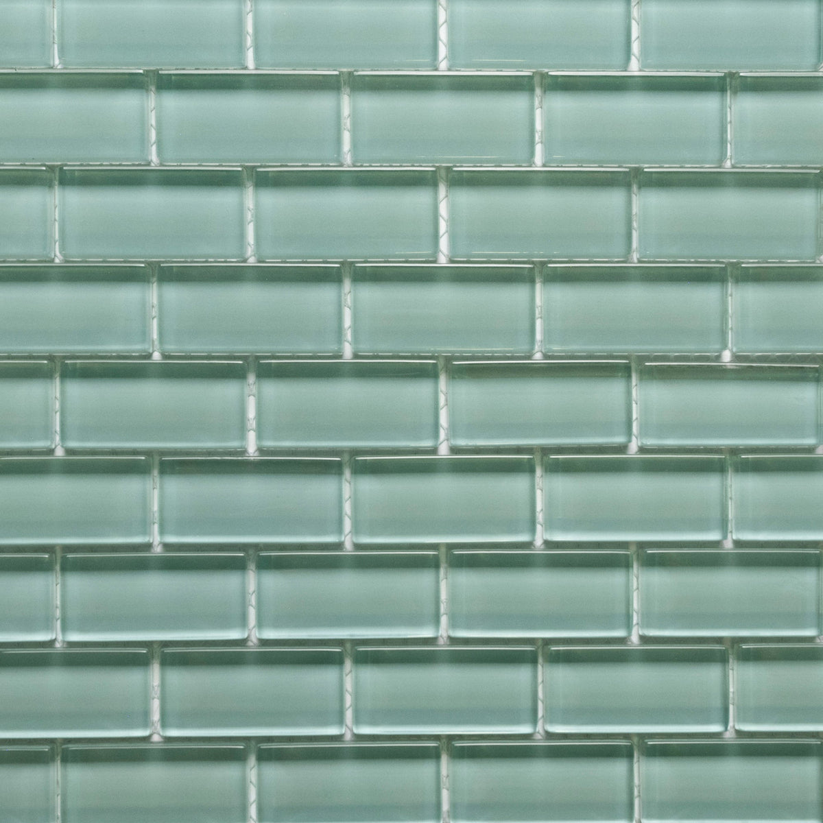 Sage Green 1x2 Mini Glass Subway Tiles | Pebble Tile Shop