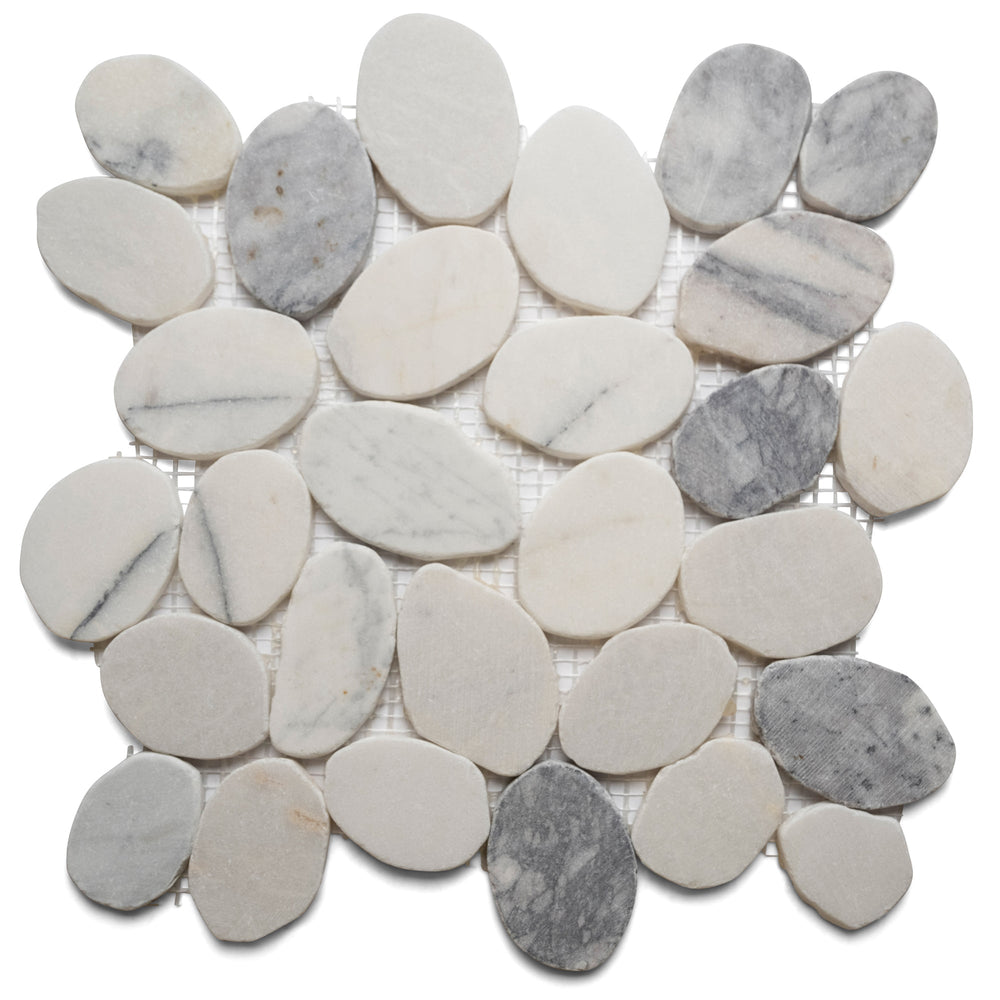 Milas Lilac XL Jumbo Sliced Pebble | Pebble Tile Shop